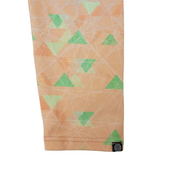 Onzie Blue Orange Active Leggings Elastic Waist Mid Rise Womens Size S/M - Picture 7 of 9